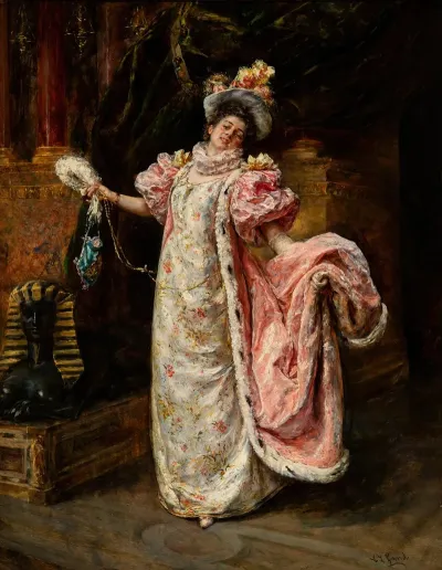 Arriving At The Opera