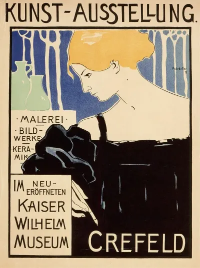 Art Exhibition In The Recently Opened Kaiser Wilhelm Museum In Krefeld