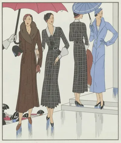 Art Gout Beaute Feuillets De L Elegance Feminine Novembre 1931 No 135 12e Annee P 17