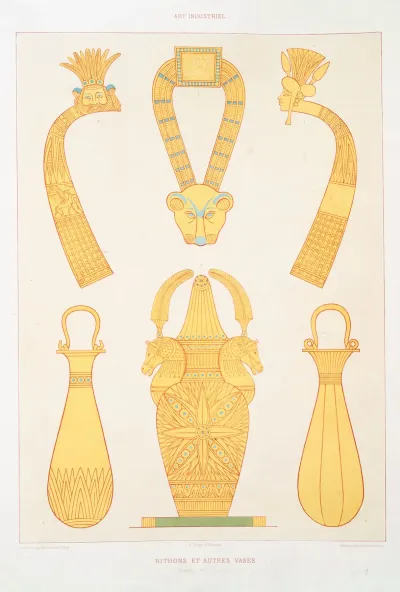 Art Industriel Rithons Et Autres Vases Thebes Xxe Dynastie