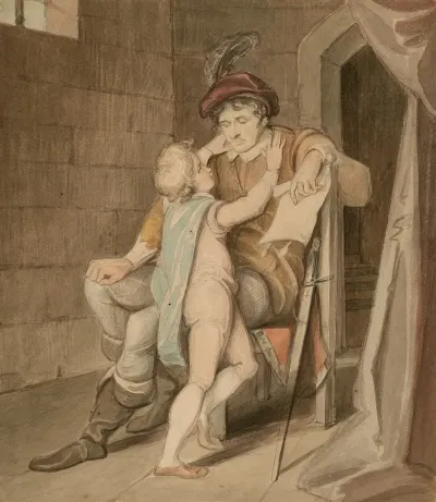 Arthur Pleading With Hubert For His Life King John Act Iv Sc 1