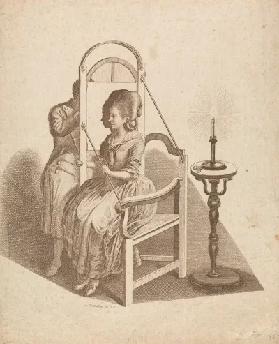 Artist Drawing A Womans Silhouette