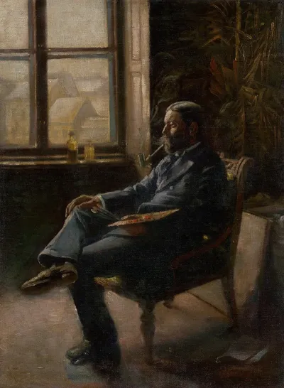Artist Horovitz At Work