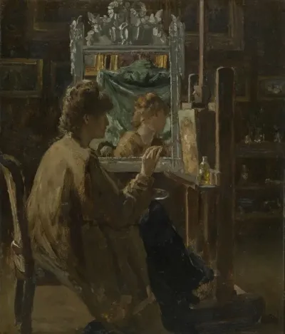 Artist In Her Studio 3