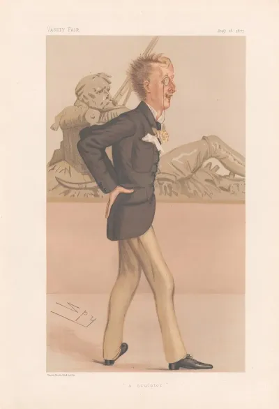 Artists A Sculpture Lord Ronld Charles Sutherland Levenson Gower 18 August 1877