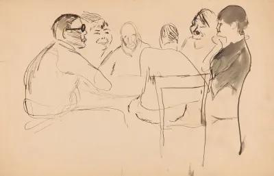 Artists Around A Table