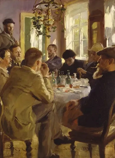 Artists Luncheon At Brondums Hotel