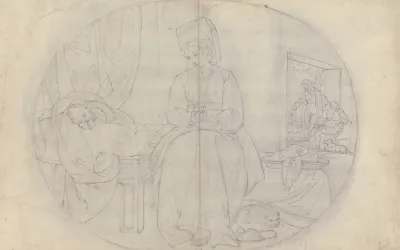 Artists Wife And Child