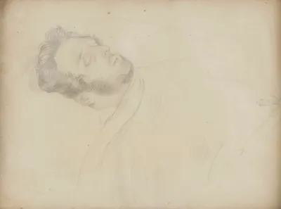 Artur Potocki On His Deathbed Artur Stanislaw Potocki From Krzeszowice 1787 1832 Son Of Jan And Julia From Lubomirska