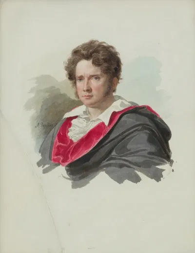 Artur Stanislaw Potocki 1787 1832 Syn Jana I Julii Z Lubomirskich Portret Romantyczny A La Lord Byron