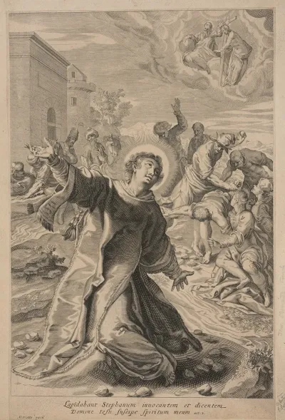 As They Were Stoning Stephen He Called Out Lord Jesus Receive My Spirit Acts 7