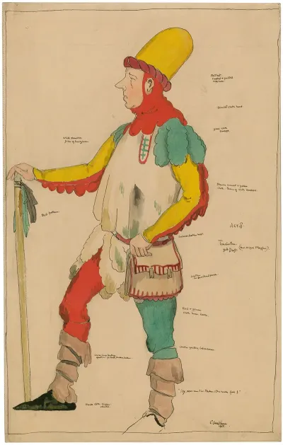 As You Like It Ii The Second Dress For Mr Nigel Playfair In The Role Of Touchston