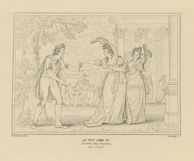 As You Like It Rosalind Celia Orlando C Act I Scene 2