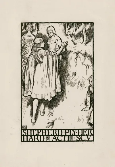 As You Like It Shepherd Ply Her Hard Act Iii Sc V