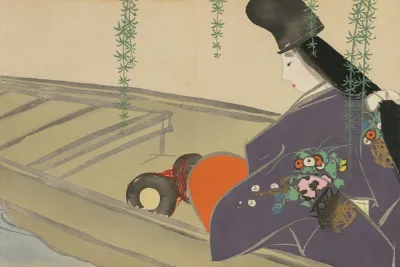 Asazuma In Her Boat Asazuma Bune