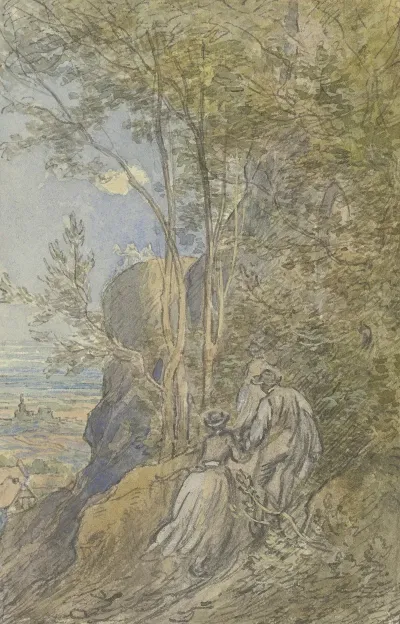 Ascent To A Castle Ruin