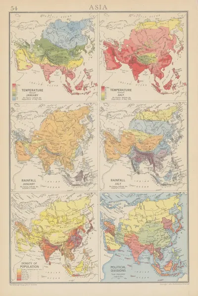 Asia Temperature Rainfall