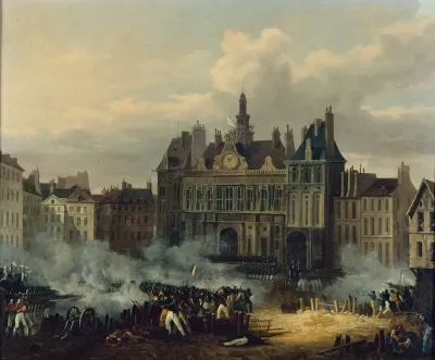 Assaut De Lhotel De Ville Le 28 Juillet 1830