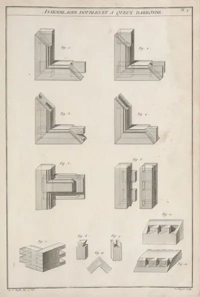 Assemblages Doubles Et A Queux Darronde