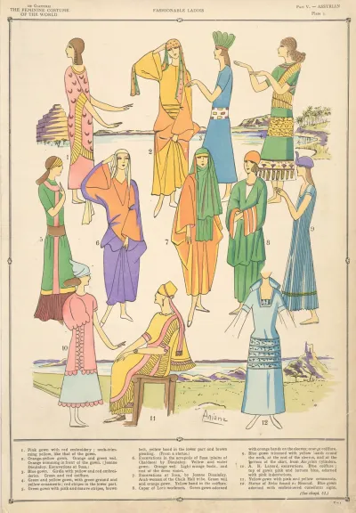 Assyrian Fashionable Ladies