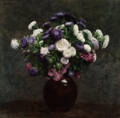 Asters In A Vase 3