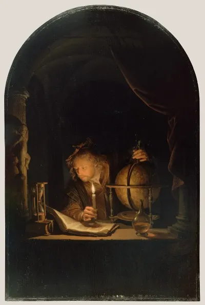 Astronomer By Candlelight