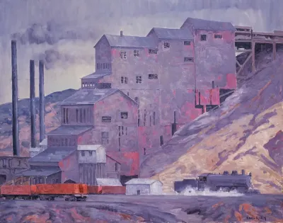 At Madrid Coal Mine New Mexico