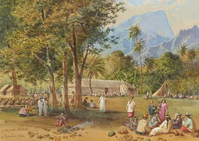 At Papeete Tahiti