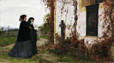 At The Cemetery