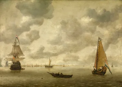 At The Entrance Of The Harbour
