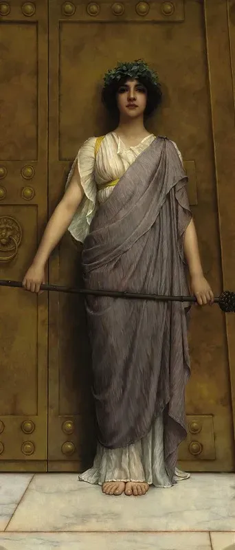 At The Gate Of The Temple