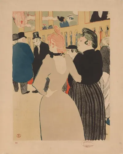 At The Moulin Rouge La Goulue And Her Sister 2