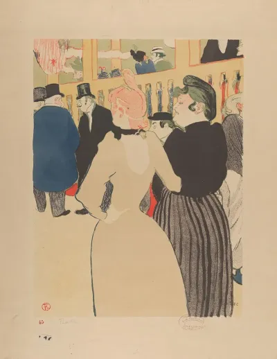At The Moulin Rouge La Goulue And Her Sister