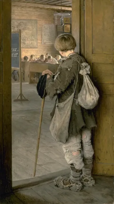 At The School Door