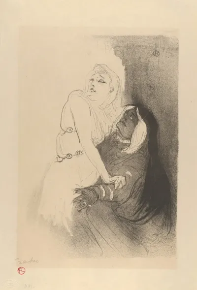 At The Theatre De La Renaissance Sarah Bernhardt In Phedre 2