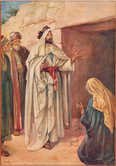 At The Tomb Of Lazarus