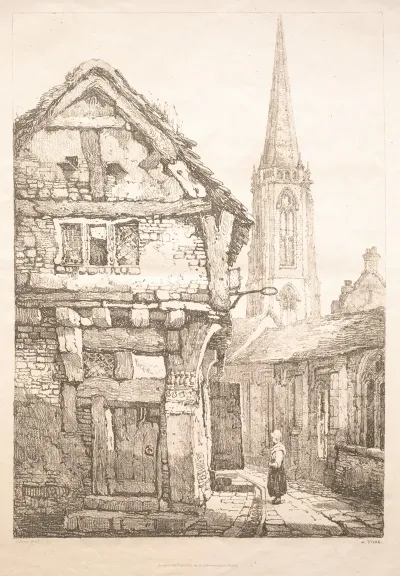 At York Street Beside Cloister Wall