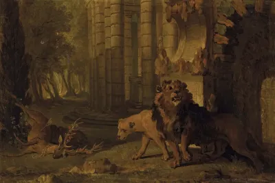 Atalanta And Hippomenes Turned Into Lions