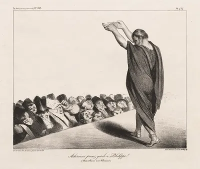 Athenians Beware Of Phillip Demosthenes To The Athenians