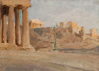 Athens Acropolis From The Journey To Greece