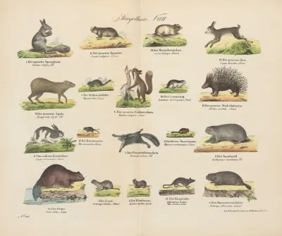 Atlas Zoologiczny W 45 Tablicach Pl 07