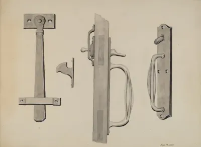 Attic Door Latch