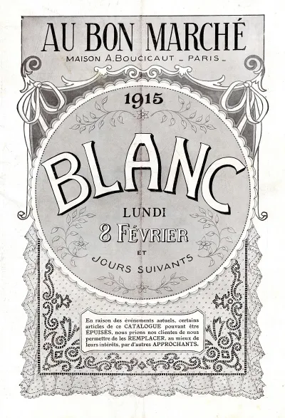 Au Bon Marche Blanc 4