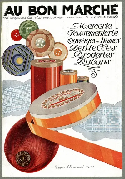 Au Bon Marche Mercerie Passementerie Ouvrages De Dames