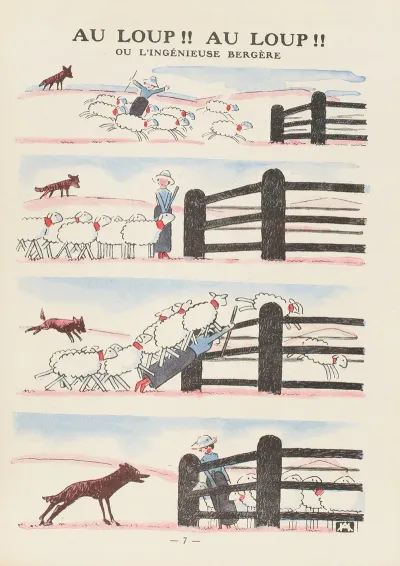 Au Loup Au Loup Ou Lingenieuse Bergere