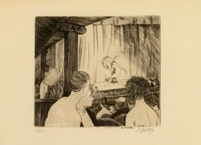 Au Music Hall Danseuse