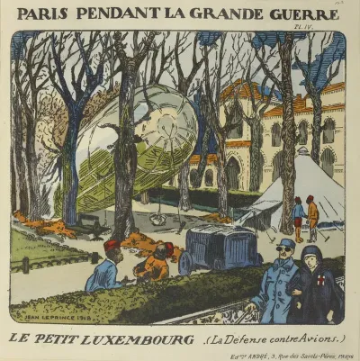 Au Petit Luxembourg La Defense Contre Avions