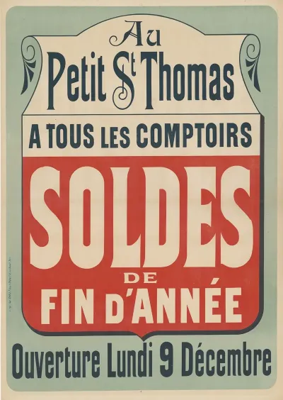 Au Petit St Thomas A Tous Les Comptoirs Soldes De Fin Dannee