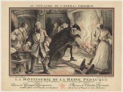 Au Theatre National De Lopera Comique La Rotisserie De La Reine Pedauque