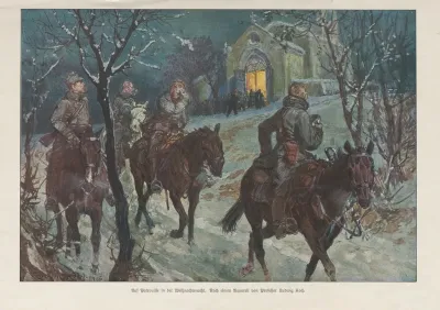 Auf Patrouille In Der Weihnachtsnacht